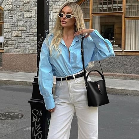 Small Bucket Bag for Women Crossbody Bags Trendy Vegan Leather Shoulder Purses Designer Ladies Handbags